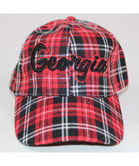 University Of Georgia Baseball Hat Red, White, Black Ball Cap 1 Size Fit... - €6,62 EUR