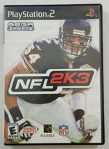 NFL 2K3 PS2 Game 2002 SEGA No Manual Playstation 2 - £4.62 GBP