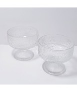 2-Indiana Glass Crystal Ice Champagne Sherbet Glasses - $390.58 MXN