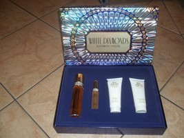 perfume gift set white diamond elizabeth taylor 4 piece set - £29.11 GBP