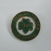 Vintage 1912-1962 Girl Scouts Of The U.S.A 50 Years Lapel Hat Pin - £3.99 GBP