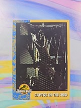 1993 Topps Jurassic Park Trading Card | Raptor in the Shed #53 - $0.99