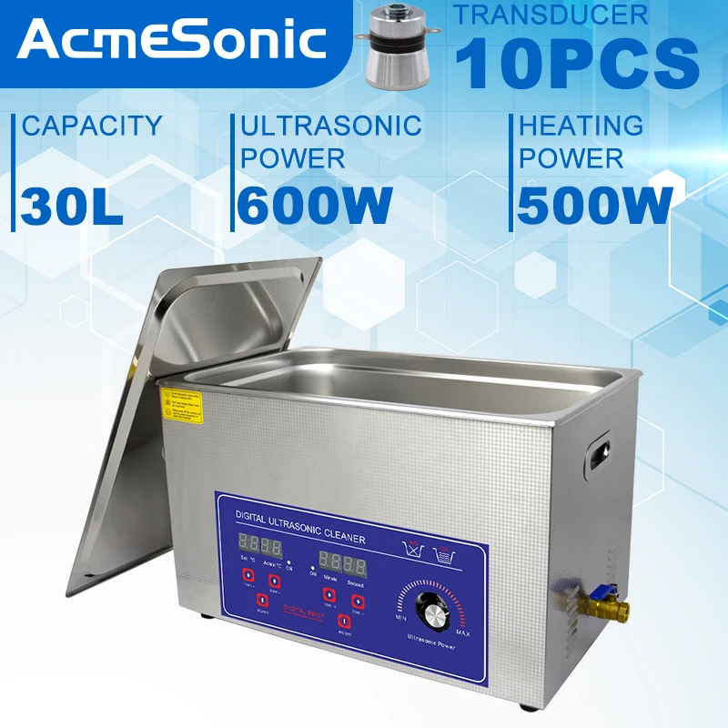 ACMESONIC4.5L 6.5L 10L 15L 22L 30L Ultrasonic Cleaner Lave-Dishes Portable - $729.20+