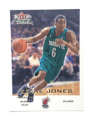 Primary image for Eddie Jones 2000-01 Fleer Focus #97 Charlotte Hornets NBA Basketball Card