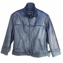 47413A Gunmtl/Gry, Guess Biker Style Men Leather Jacket - €437,28 EUR