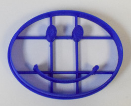 Smiley Face Happy Cookie Cutter Baking Tool 3D Printed USA PR255 - £2.35 GBP