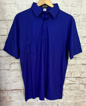 Wilson Staff Shirt Men LARGE Vintage Golf Polo Blue Pocket Embroidered NWOT - £22.80 GBP