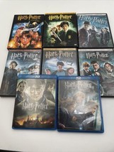 Lot of 8 Harry Potter Movies Collection 6 DVDs and 2 Blu-ray Collection - £20.08 GBP