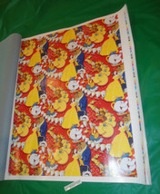 Walt Disney Beauty and The Beast 7 1981 Gift wrap 2nd Proof Verification Sheet - $188.09