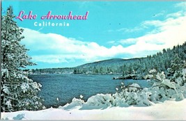 Snow Covered Lake Arrowhead California Postcard - £4.03 GBP