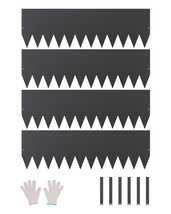 VEVOR Steel Landscape Edging, 4 Packs 40 x 12 in Rust-Resistant Landscap... - $981.23 MXN