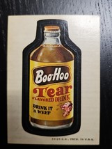 Topps Wacky Packages 2nd Series 1973 BOO-HOO Sticker Vintage Tear Drink ... - $27.11 CAD