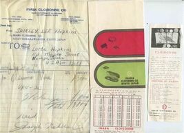 Inaba Cloisonne Information, Dollar Yen Converter, Bag and Receipt Kyoto... - $17.82