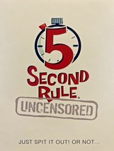 5 Second Rule Uncensored Board Game - $146.41 MXN