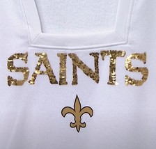 Officially Licensed NFL Women&#39;s Bling Sweatshirt - New Orleans Saints - Medium - £19.84 GBP