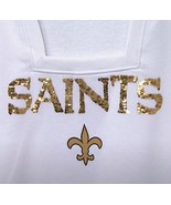Officially Licensed NFL Women&#39;s Bling Sweatshirt - New Orleans Saints - ... - £19.55 GBP