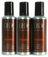 (3 Count) American Crew TechSeries Long Lasting Hold &amp; Control Foam 6.7 Oz - £27.82 GBP