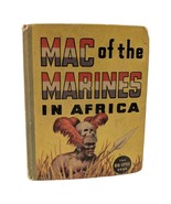 1936 Whitman Big Little Book - MAC OF THE MARINES IN AFRICA Very Nice Be... - $67.27 CAD