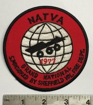 NATVA GRAND NATIONAL CLOTH PATCH-1977 SHEFFIELD OH  ATTEX,HUSTLER,MAX,SC... - $7.91