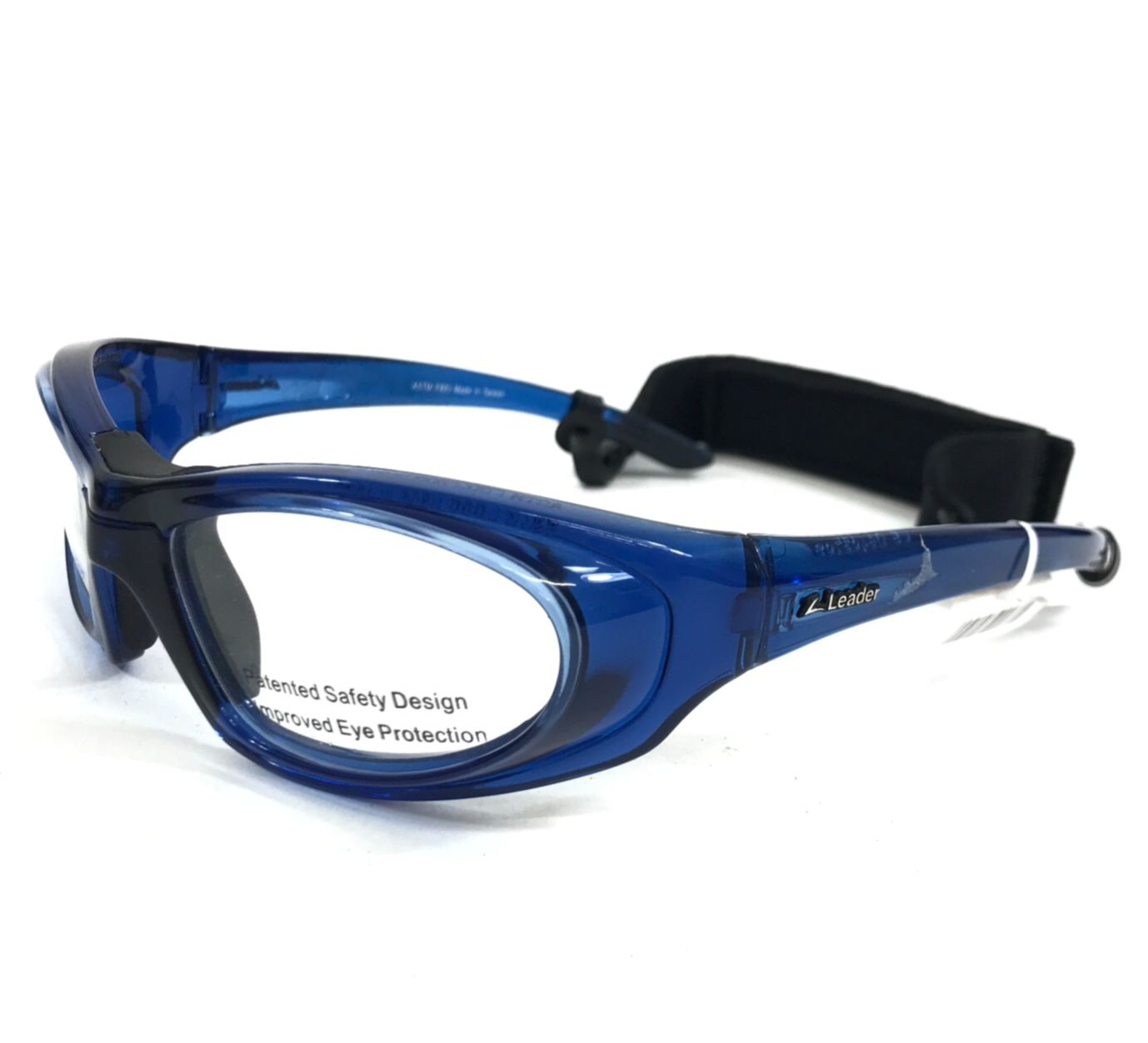 Leader Safety Goggles Frames HILCO T-Zone BS7930-1-1998 Clear Blue 55-17... - $49.49