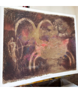 Vance Larson - Down of the Hunter - Abstract Artwork Lithografy 32x 26 - $69.25