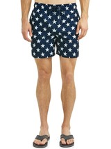 George Men&#39;s Swim Trunks Shorts Size 2XL (44-46) Blue W Stars  6&quot; Inseam - £11.19 GBP