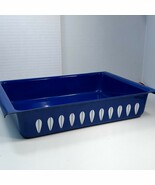 CathrineHolm Norway Lotus lasagna Casserole Baking Pan Blue white Enamel... - $203.49 CAD