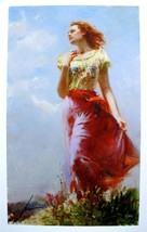 Pino &quot;Windswept&quot; Beauty on the hill Embellished Giclee stretched HS/# COA 40x24 - £2,768.97 GBP