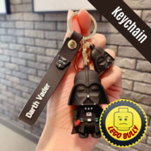 Cartoon Star Wars Black Samurai Keychain Charm Lovely Couple Car Key Charm - £6.45 GBP