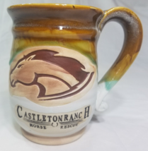Castleton Ranch Horse Ranch Glazed Stoneware Mug - £9.39 GBP