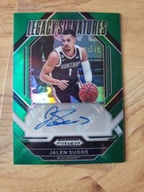 2023 Panini Draft Picks Basketball Jalen Suggs Green Prizm Auto SP. Legacy - £34.37 GBP