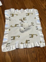 Aden And Anais Lovey Giraffe Muslin Cotton White Jungle Baby Security Blanket  - $49.45