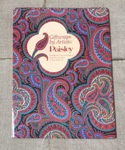 Vintage Giftwraps By Artists Paisley Wrapping Paper Book Colorful Ephemera READ - £11.92 GBP