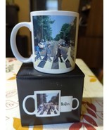 Beatles Abbey Road Cover Art Ceramic Coffee Mug Cup NIB 11oz EMI Music 2009 - £18.91 GBP