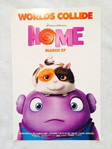 DREAMWORKS HOME - 13.5&quot;x20&quot; D/S Original Mini Movie Poster 2015 Rare Games - $14.69