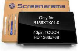 New Screen Replacement for B156XTK01.0 Touch HD 40Pin 1366X768 Glos - $206.90
