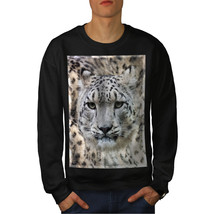 Big cat Beast Wild Animal Jumper Marbled Theme Men Sweatshirt - £15.14 GBP