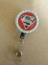 nurse Badge Reel superman symbol work retractable badge reel holder Work I D - £3.91 GBP+