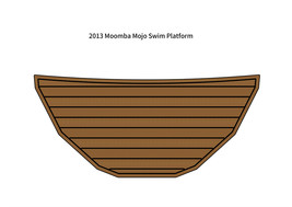 2013 Moomba Mojo Swim Platform Step Pad Boat EVA Foam Faux Teak Deck Floor Mat - £250.32 GBP