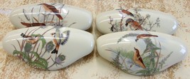 Ceramic Cabinet Drawer Pull bird pairs #2 (4) - £26.44 GBP