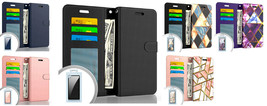 Tempered Glass / Wallet Cover Case For Motorola Moto G Go XT2163-7 - $8.89+