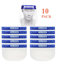 Tektrum Reusable Safety Face Shield for Face Eye Head Protection (10 Pack) - £11.71 GBP