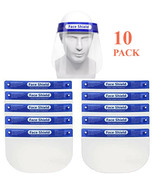 Tektrum Reusable Safety Face Shield for Face Eye Head Protection (10 Pack) - £11.81 GBP