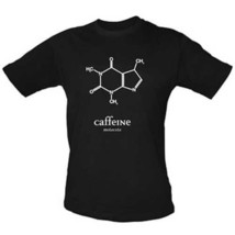 Caffeine Molecule T-Shirt - XX-Large - £26.42 GBP