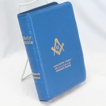 Mason Masonic Holman Holy Bible 1957 Lafayette Lodge Chambley France - £39.16 GBP