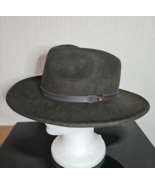 Scala Classico Outback Wool Hat Small Olive Wide Brim Indiana Jones Adve... - $498.63 MXN