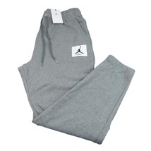 Jordan Flight Fleece Jogger Sweatpants Mens Size Large Grey NEW DQ7468-091 - $59.95