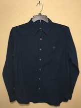 Frye men shirt long sleeves FFF8BWL01 moonlit ocean blue sz L NEW - £71.91 GBP