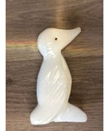 Stone Penguin Hand Carved Alabaster - $10.99