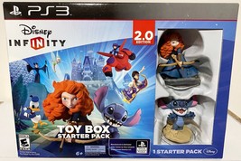 NEW Disney Infinity 2.0 Edition PS3 Stitch Merida Toy Box Starter Pack MIB - £11.63 GBP